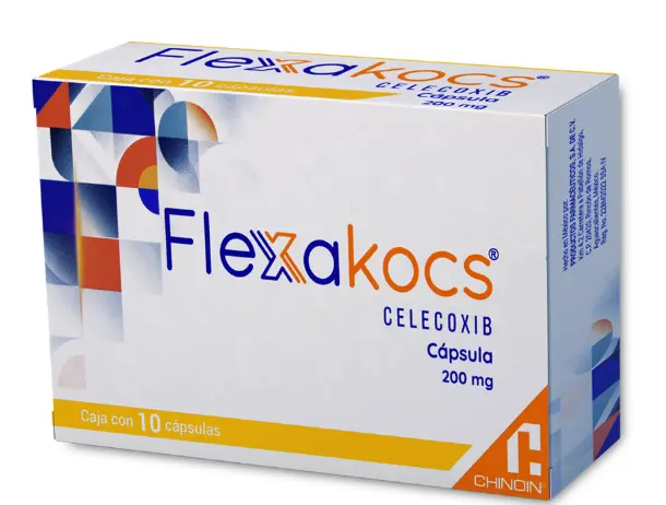 FLEXAKOCS CELECOXIB 200 MG 10 CAPSULAS