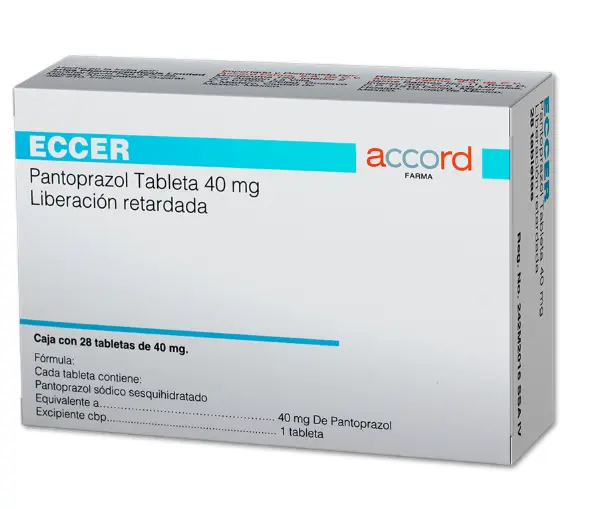 ECCER PANTOPRAZOL 40 MG LIBERACIÓN RETARDADA 28 TABLETAS