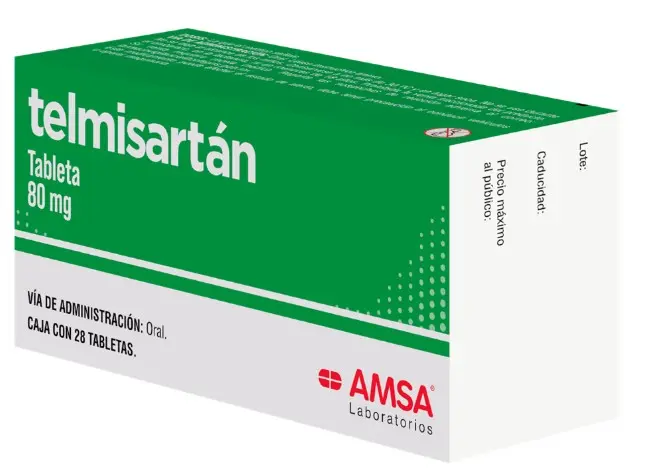 TELMISARTAN 28 TAB 80 MG TELMISARTAN ANTIHIPERTENSIVO