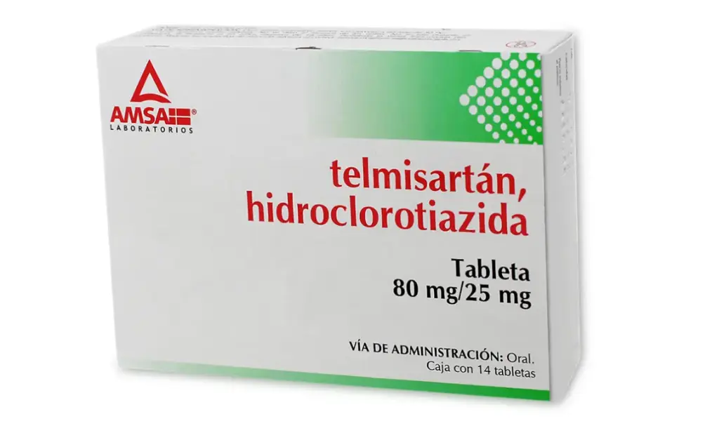 TELMISA/HIDRO 14 TAB 80MG/25MG TELMISARTAN;HIDROCLOROTIAZIDA ANTIHIPERTENSIVO