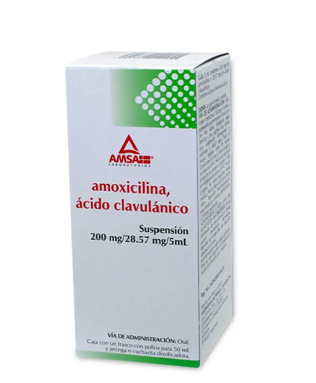 AMOXI/AC CLAVUL 1 SUSP 200/28.57MG/50 ML AMOXICILINA;ACIDO CLAVULANICO ANTIBIÓTICO
