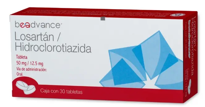 LOSARTAN/HIDROCLORO 30 TAB 50/12.5 MG LOSARTAN;HIDROCLOROTIAZIDA ANTIHIPERTENSIVO