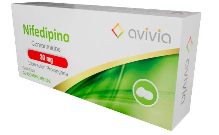 NIFEDIPINO 30 COMP 30 MG NIFEDIPINO ANTIHIPERTENSIVO