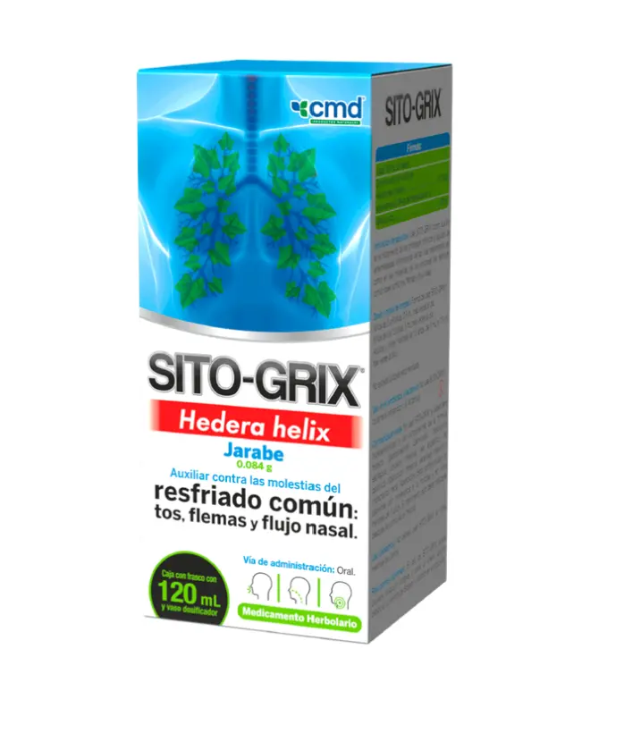 SITO-GRIX 1 JBE 0.7G/100/120 ML EXTRACTO DE HEDERA HELIX TRASTORNOS DE VIAS RESPIRATORIAS