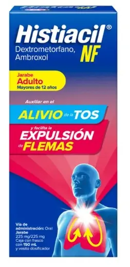 HISTIACIL NF 1 JBE ADULTO 150 ML HEMICELULASA ANTITUSIVO/ EXPECTORANTE
