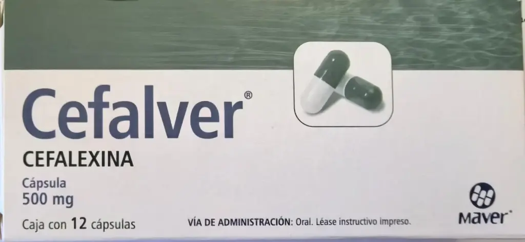 CEFALVER 12 CAPS 500 MG CEFALEXINA ANTIBIÓTICO