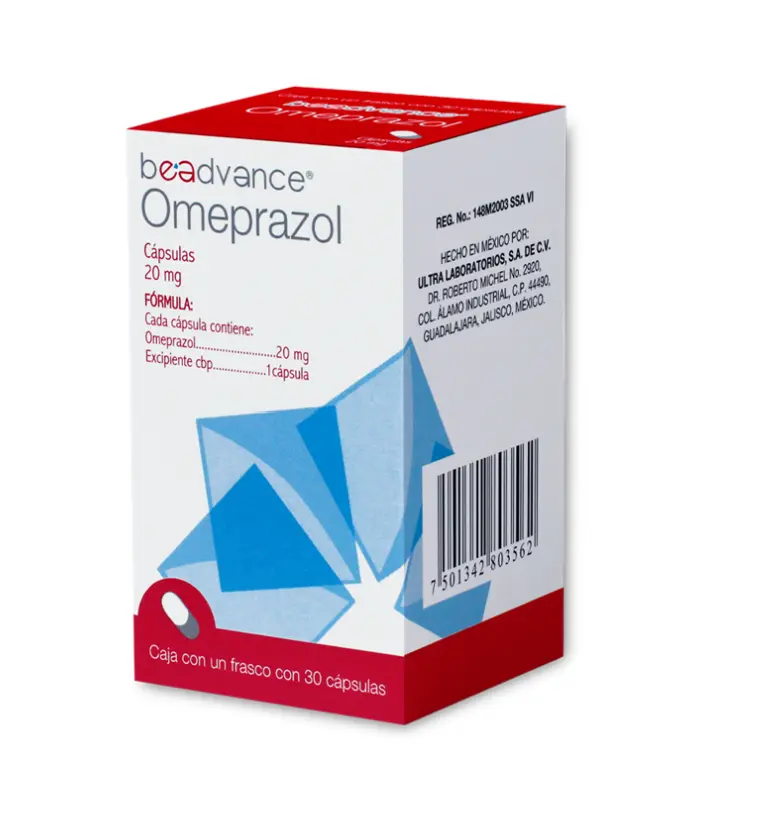 OMEPRAZOL 30 CAPS 20 MG OMEPRAZOL TRATAMIENTO PARA LA ÚLCERA GASTRÍCA
