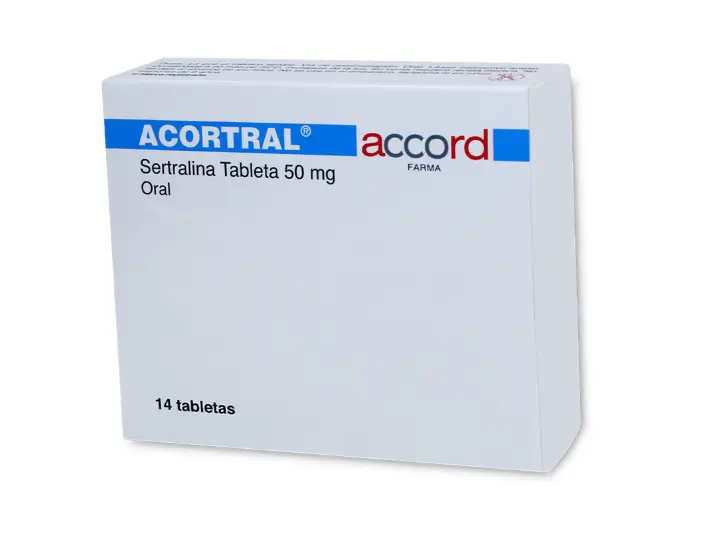 ACORTRAL 14 TAB 50 MG SERTRALINA ANTIDEPRESIVO