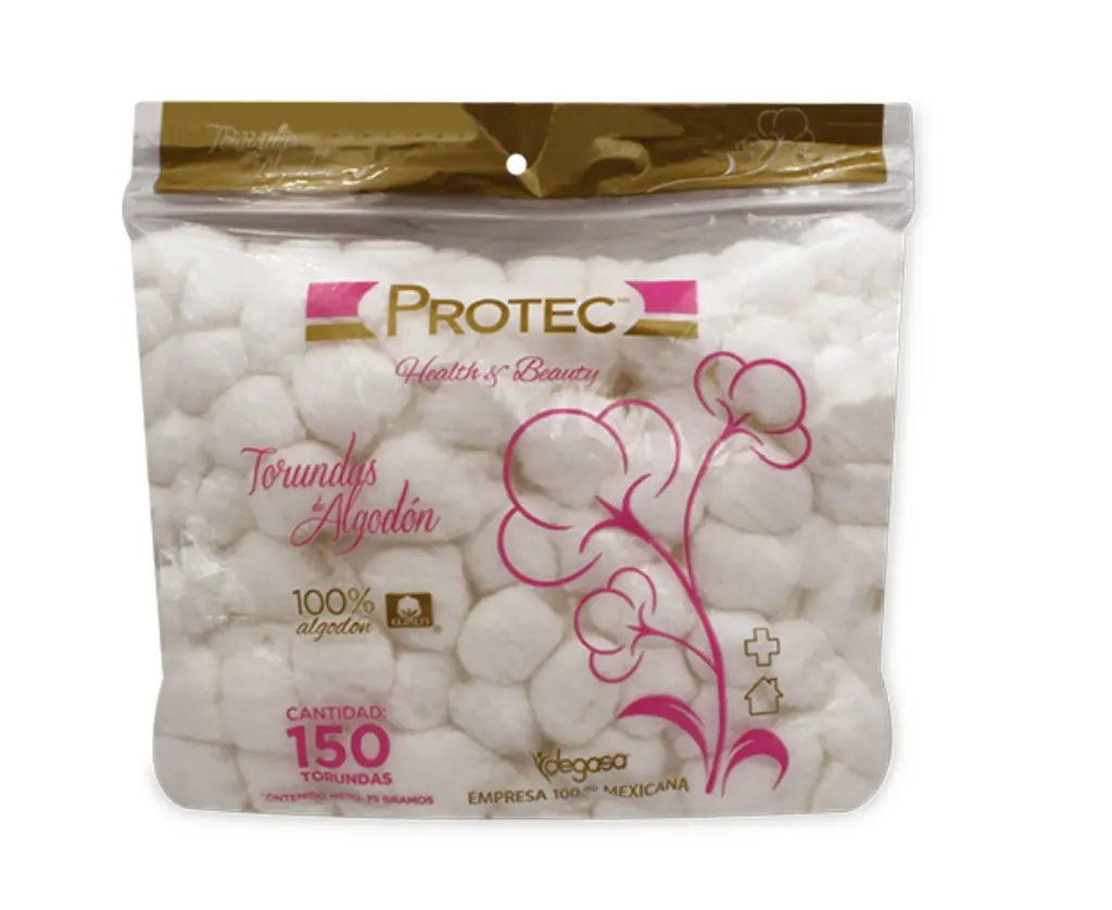 ALGODON BOLSA CON 150 TORUNDAS 75 G ALGODON MATERIAL DE CURACION