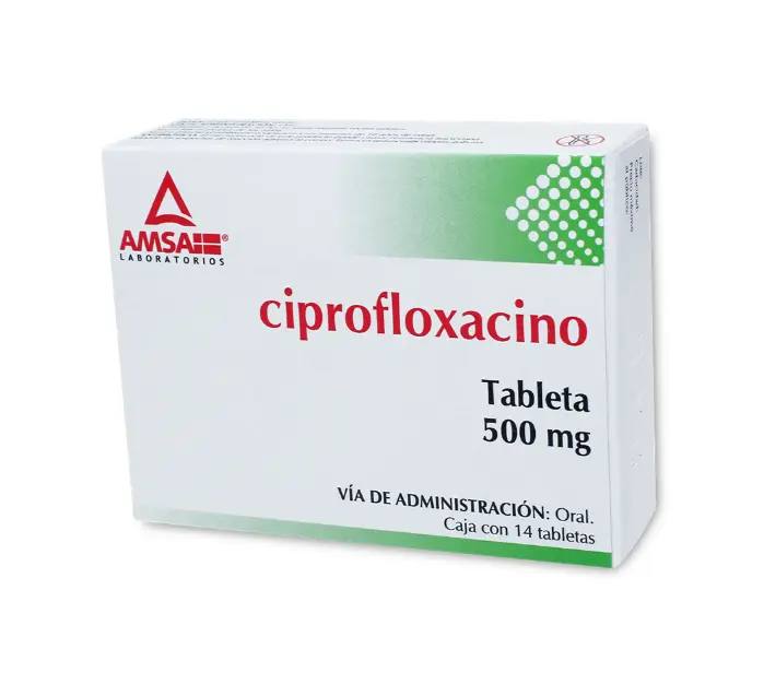 CIPROFLOXACINO  14 TAB 500 MG CIPROFLOXACINO; ANTIBIÓTICO