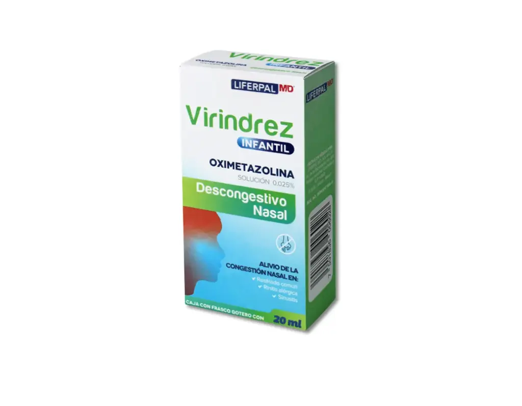 VIRINDREZ INFANTIL 1 ATOM 50 MG/20 ML OXIMETAZOLINA  (DESCONGESTIVO)