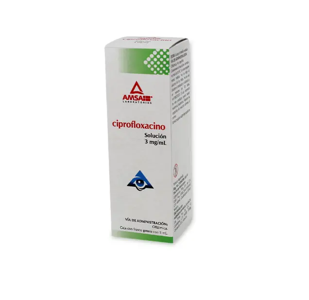 CIPROFLOXACINO 1 GOT 3MG/5 ML CIPROFLOXACINO ANTIBIÓTICO