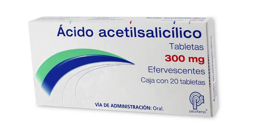ACIDO ACETILSALICILICO EF 20 TAB 300 MG ACIDO ACETILSALICILICO; ANTIINFLAMATORIO