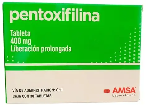 PENTOXIFILINA 30 TAB 400 MG PENTOXIFILINA HEMORREOLOGICO