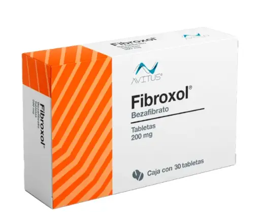 FIBROXOL BEZAFIBRATO 200 MG 30 TABLETAS