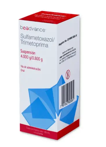 TRIMETO/ SULFA 1 SUSP 40/200MG/5/120 ML TRIMETOPRIMA;SULFAMETOXAZOL ANTIBIÓTICO 