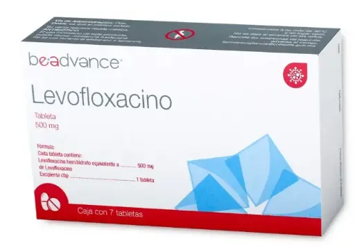 LEVOFLOXACINO 7 TAB 500 MG LEVOFLOXACINO ANTIBIÓTICO 