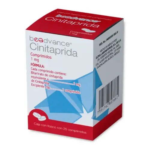 CINITAPRIDA 25 COMP 1 MG CINITAPRIDA MOTILIDAD INTESTINAL / REFLUJO