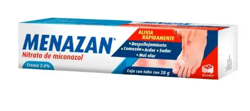 MENAZAN 1 CMA 2% /20 G MICONAZOL ANTIMICÓTICO 