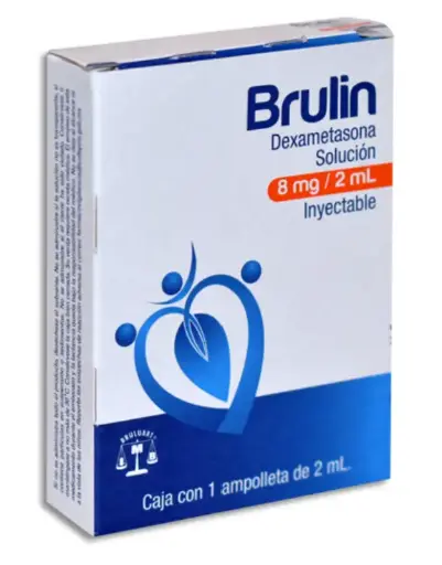 BRULIN (DEXAMETASONA) 1 FA 8MG/2 ML DEXAMETASONA ANTIINFLAMATORIO ESTEROIDEO