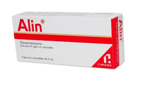 ALIN 1 FA 8 MG/2 ML DEXAMETASONA ANTIINFLAMATORIO ESTEROIDEO