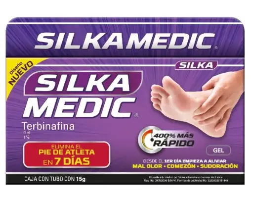 SILKAMEDIC ANTIMICÓTICO 1 GEL 30 G 1% TERBINAFINA ANTIMICÓTICO