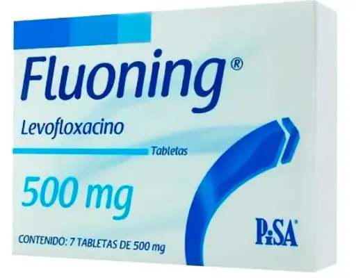 FLUONING LEVOFLOXACINO 500 MG 7 TABLETAS 