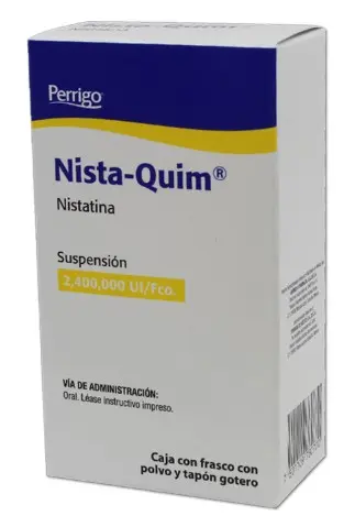 NISTAQUIM 1 SUSP 24 ML NISTATINA ANTIMICÓTICO