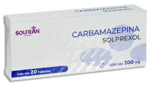 CARBAMAZEPINA SOLPREXOL  200 MG 20 TABLETAS ANTICONVULSIVO