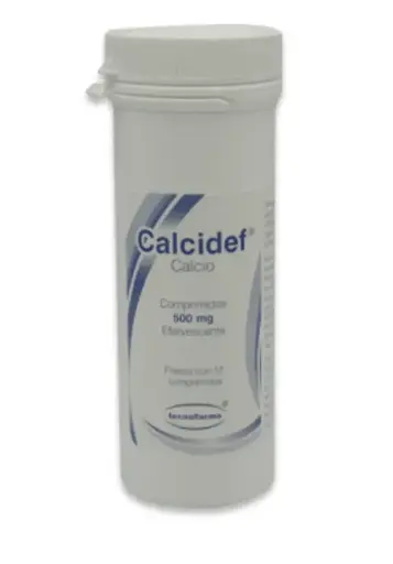 CALCIDEF EFERV 12 COMP 500 MG CALCIO HIPOCALCEMIA