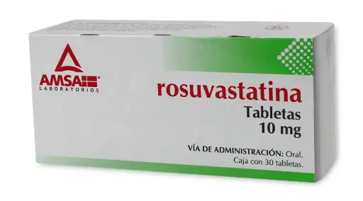 ROSUVASTATINA 30 TAB 10 MG ROSUVASTATINA CONTROL DEL COLESTEROL