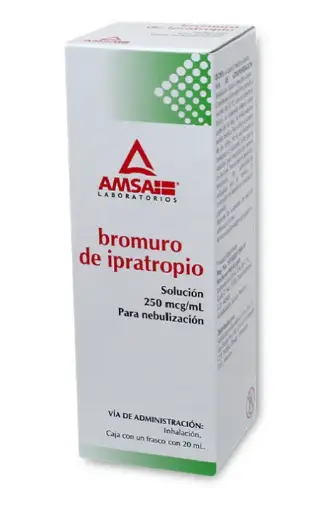 BROMURO DE IPRATROPIO 1 FA 25 MG/20 ML BROMURO DE IPRATROPIO BRONCODILATADOR