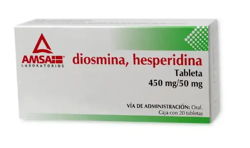 DIOSMI/HESPE 20 TAB 450/50 MG HESPERIDINA;DIOSMINA INSUFICIENCIA VENOSA