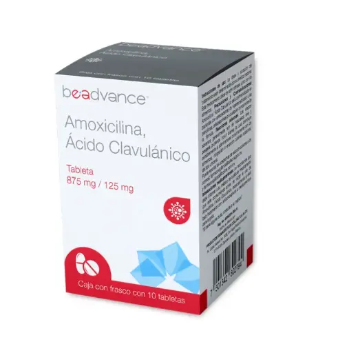AMOXI/ACCLAV 10 TAB 875/125 MG AMOXICILINA;ACIDO CLAVULANICO ANTIBIÓTICO