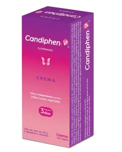 CANDIPHEN -V 2% 1 CMA 20 G CLOTRIMAZOL ANTIMICÓTICO