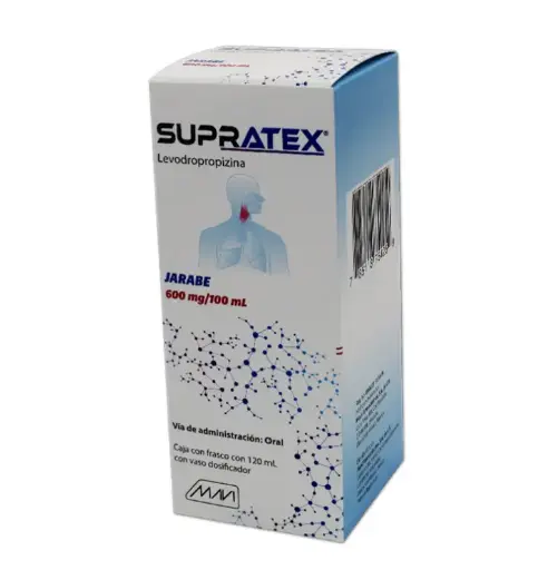 SUPRATEX 1 JBE 600 MG 120 ML LEVODROPROPIZINA ANTITUSIVO
