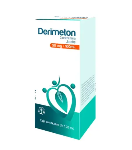 DERIMETON 1 JBE 2.5MG/5/120 ML CLORFENAMINA ANTIHISTAMÍNICO