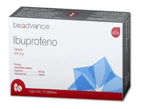IBUPROFENO 10 TAB 400 MG IBUPROFENO ANTIINFLAMATORIO/ANTIPIRÉTICO