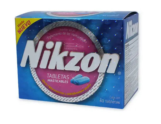 NIKZON 40 TAB 40/20/8.3 MG RUSCUS ACULEATUS;LACTOBACILLUS SPOROGENES;ACIDO ASCORBICO HEMORREOLOGICO