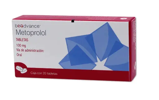 METROPROLOL 20 TAB 100MG METOPROLOL ANTIHIPERTENSIVO