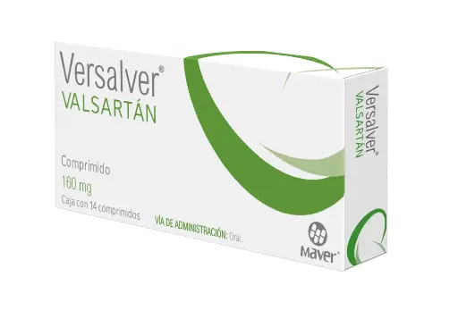 VERSALVER 14 COMP 160 MG VALSARTAN ANTIHIPERTENSIVO