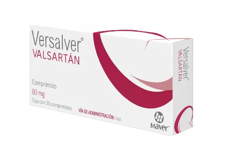 VERSALVER 30 COMP 80 MG VALSARTAN ANTIHIPERTENSIVO