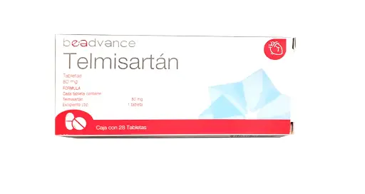 TELMISARTAN 28 TAB 80 MG TELMISARTAN ANTIHIPERTENSIVO