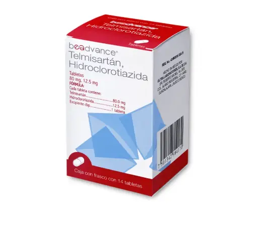 TELMIS/HIDRO 14 TAB 80/12.5 MG TELMISARTAN;HIDROCLOROTIAZIDA ANTIHIPERTENSIVO