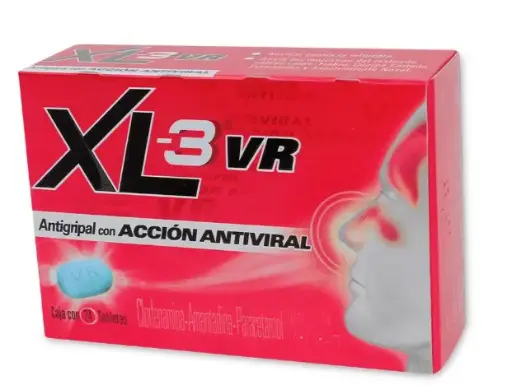 XL-3 VR 24 TAB 3/50/375 MG CLORHIDRATO DE FENILEFRINA;AMANTADINA;PARACETAMOL ANTIGRIPAL