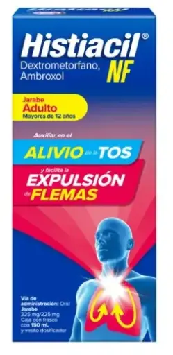 HISTIACIL NF 1 JBE ADULTO 150 ML HEMICELULASA ANTITUSIVO/ EXPECTORANTE