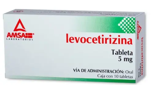 LEVOCETIRIZINA 10 TAB 5 MG LEVOCETIRIZINA RINITIS ALERGICA / URTICARIA 