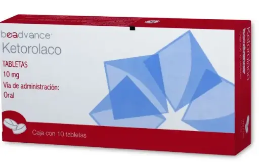 KETOROLACO 10 TAB 10 MG KETOROLACO ANTIINFLAMATORIO NO ESTEROIDEO