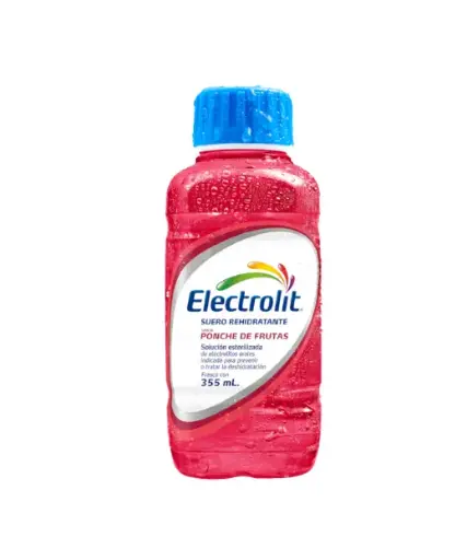 ELECTROLIT  REHIDRATANTE 355 ML SABOR  PONCHE DE FRUTAS