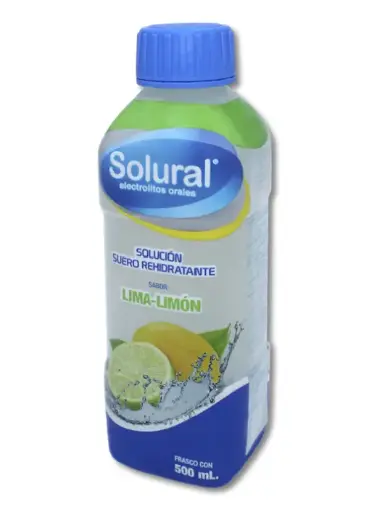 SOLURAL LIM-LIMON 1 SOL 314/149MG/500 ML CLORURO DE CALCIO;CLORURO DE MAGNESIO;CLORURO DE POTASIO;CLORURO DE SODIO;GLUCOSA;LACTATO DE CALCIO SOLUCION REHIDRATANTE